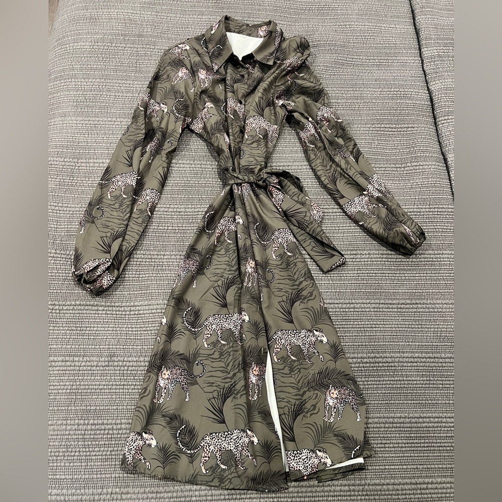 Green Wrap Dress